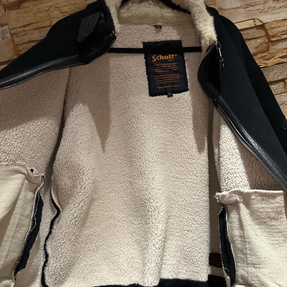 Schott NYC Sweater Jacket - Picture 3 of 9